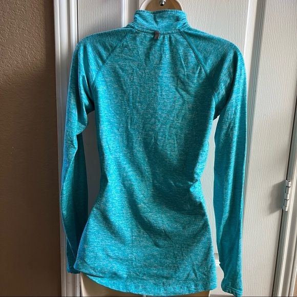 Nike element running half zip pullover women XS extra small blue green - Picture 6 of 7